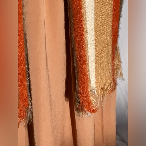 Kori America Striped Open Front Cardigan Vest S/M Boho Fall Layering - Picture 6 of 12